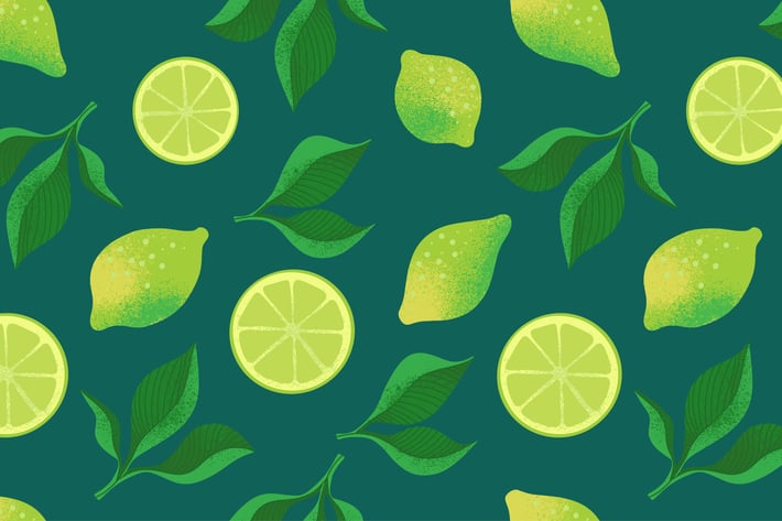 Lime Vector Pattern