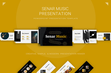 Senar Music - Powerpoint Template