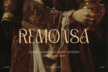 Remonsa || Clasy Serif Font