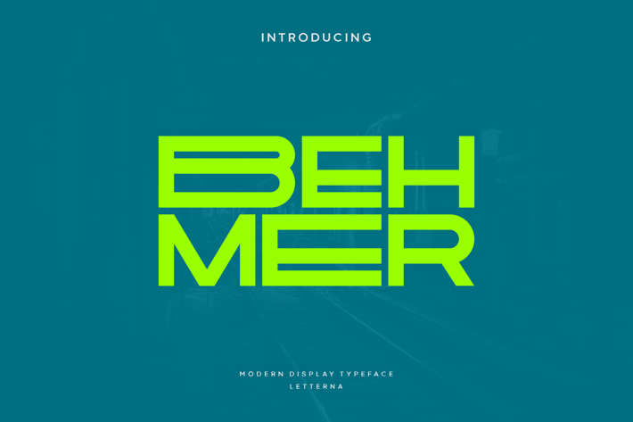 Behmer - Modern Display Typeface