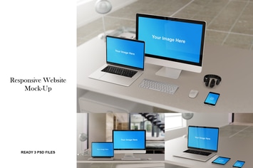 Responsive Website Mockup
