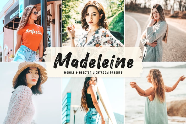 Madeleine Mobile & Desktop Lightroom Presets
