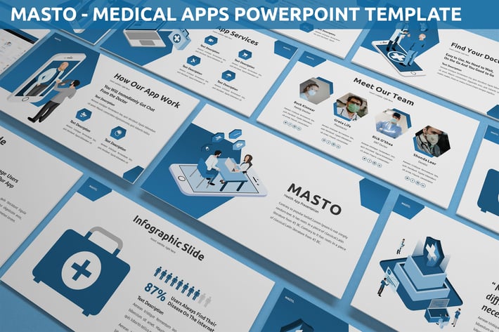 Masto - Medical Apps Powerpoint Template