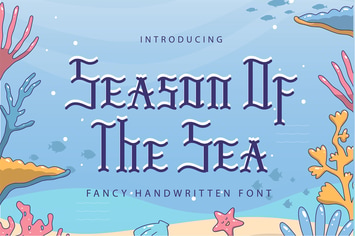 Season of the Sea | Fancy Handwritten Font