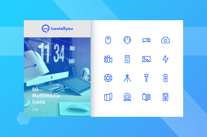 Icontellyou - Multimedia (Line)