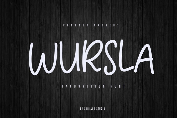 Wursla - Handwritten Font