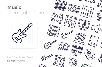 Music Outline Icon