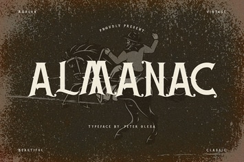 Almanac - Vintage Serif Font