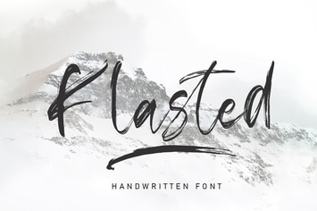 Klasted Brush Font