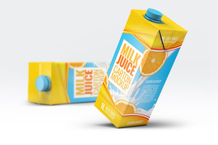 Milk or Juice Carton Mock-Up v.1