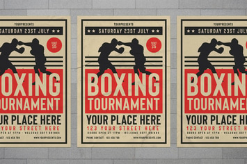 Boxing Tournament Flyer