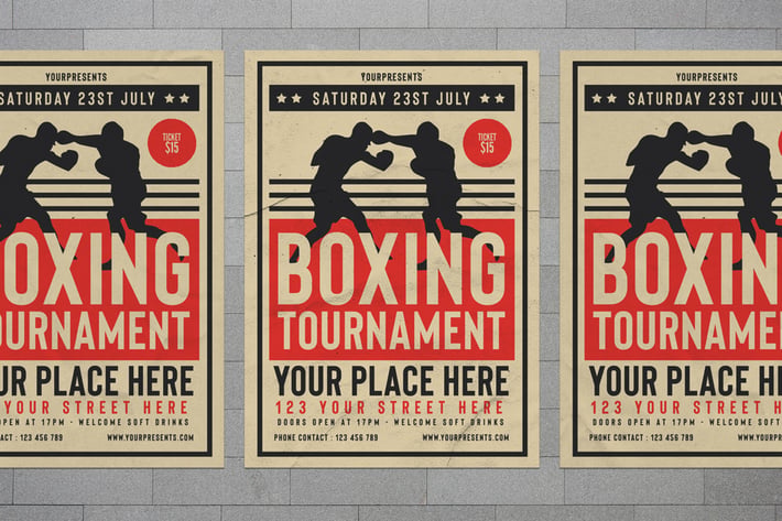 Boxing Tournament Flyer