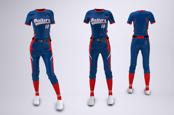 Women's Softball Uniform Mock-Up