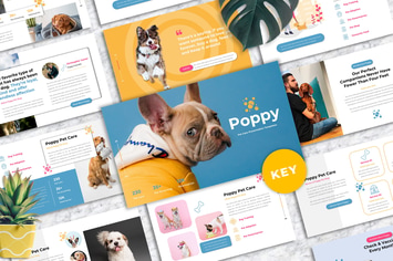 Poppy - Pet Care Keynote Templates