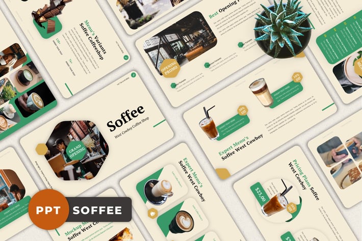 Soffee - Coffee Shop Powerpoint Template