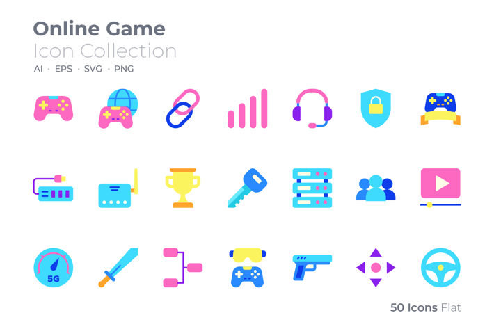 Online Game Color Icon
