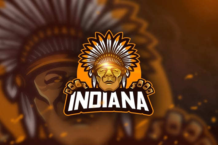 Indiana - Mascot & Esport Logo