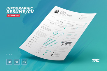 Infographic Resume/Cv Volume 8