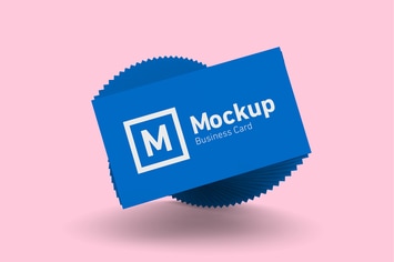 Business Card Abstract Mockup