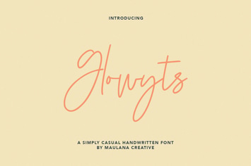 Glowyts Simply Casual Handwritten Font