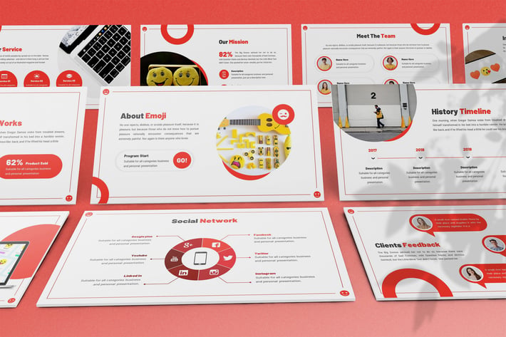 Emoji - Creative Keynote Template