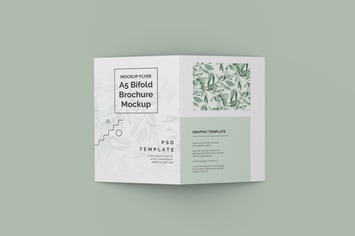 A5 Bifold Brochure Mockup