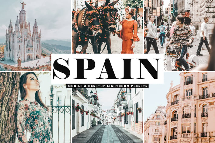 Spain Mobile & Desktop Lightroom Presets
