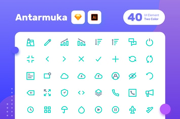Antarmuka_Two Color-UI element 2 