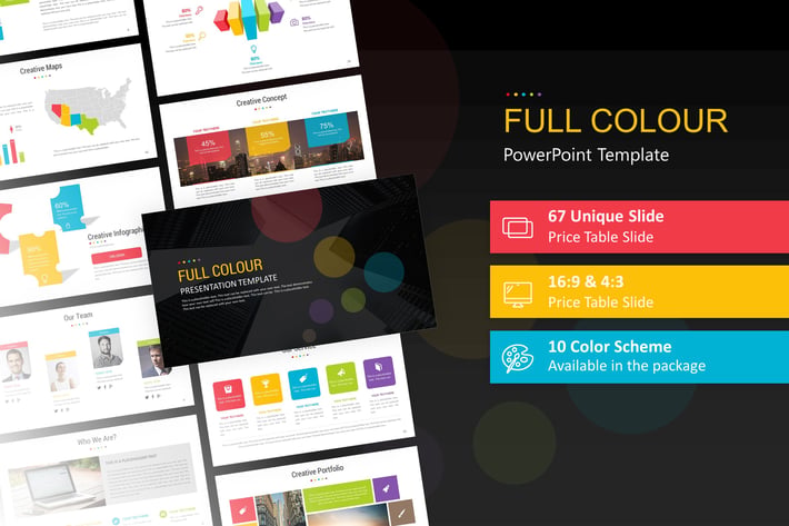 Full Colour PowerPoint Presentation Template