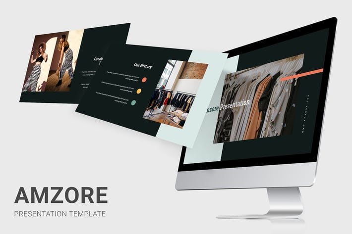 Amzore - Boutique Pitch Deck Powerpoint