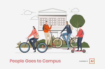 People Goes to Campus