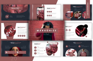 Maroonize - Powerpoint Template