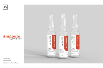 Ampoule  Mockup