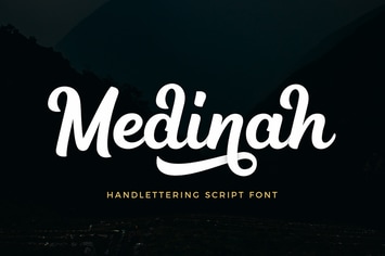 Medinah Script Font