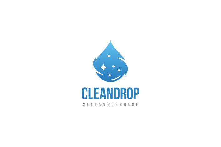 Clean Drop Logo