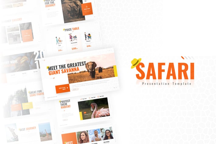 Safari Zoo Multipurpose PowerPoint Template