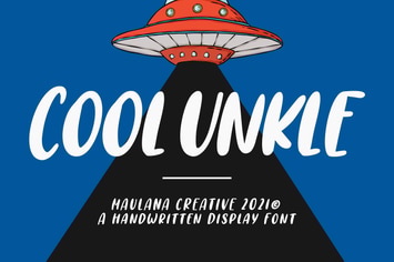 Cool Unkle Handwritten Display Font