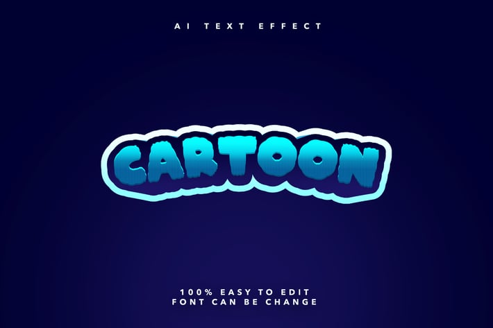 Cartoon Ai Text Effect