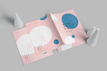 US Letter Slim Magazine Mockups
