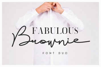 Brownie Font Duo