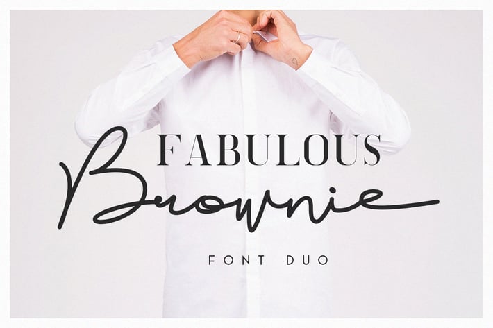 Brownie Font Duo