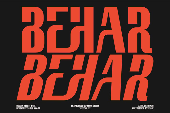 Behar - Modern Display Sans