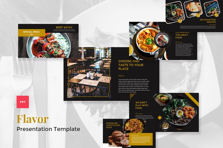Catering & Food PowerPoint Template