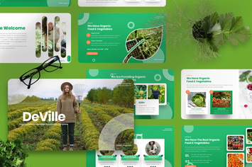 Deville - Organic Food & Vegetables Powerpoint