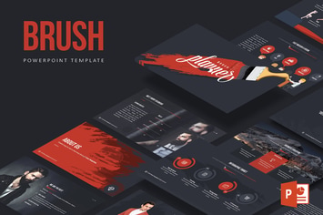 Brush Powerpoint Template 