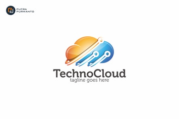 Techno Cloud - Logo Template