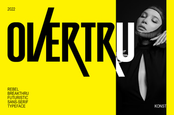 Overtru - Experimental Sans Serif Fonts
