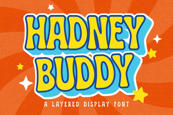 Hadney Buddy – Retro Font