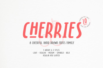 Cherries - 10 Fonts