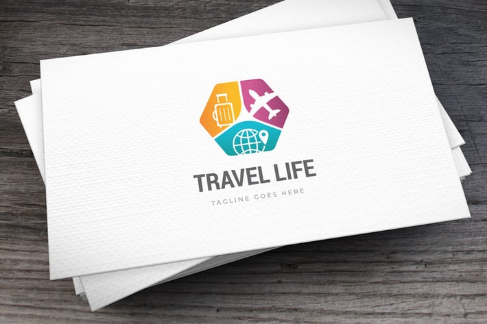 Travel Life Logo Template